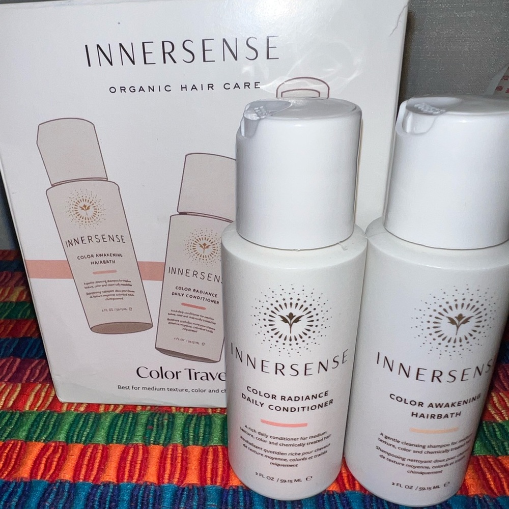 NEW Innersense organic haircare color travel hair duo